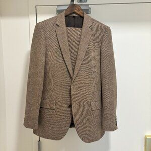J. Crew Thompson Wool Brown Suit